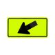 MUTCD W16-7 12"x24" Diagonal Arrow